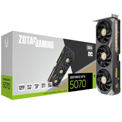 ���������� Zotac NVIDIA GeForce RTX 5070 Solid OC 12GB GDDR7 ZT-B50700J-10P Premoum Pack