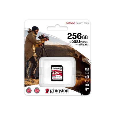 ���� ����� SDXC 256Gb Class10 Kingston SDR2/256GB Canvas React Plus w/o adapter