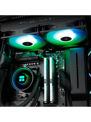 ������� �������� ���������� Thermalright Frozen Notte 240 Black ARGB V2 /23x120mm ARGB PWM Fans / TRFN240BAV2