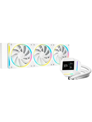 �������� �������� ���������� DEEPCOOL LM360 WH LGA1851/1700/1200/115X/AM5/AM4 (TDP 300W, ARGB Lighting, Anti-Leak edition, PWM, TRIPLE FAN, �����) RET