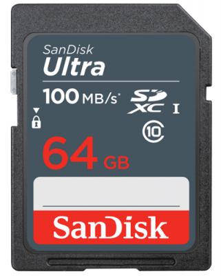 ����� ������ SDXC 64GB UHS-I SDSDUNR-064G-GN3IN SANDISK