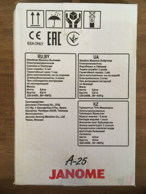 ������� ������ Janome A-25