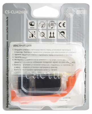 �������� �������� Cactus CS-CLI426BK ������ ��� Canon MG5140 5240 6140 8140 MX884 (8, 2ml)