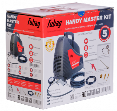 +  5  FUBAG HANDY MASTER KIT(8213690KOA607 (8213690KOA536)) (- ., / 180 - ,  8 ,  1.1 - ,  220 ,  7)	