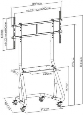    Ultramounts UM 298  60"-105" .100  