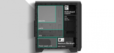 ������ MidiTower Zalman S2 TG TEMPERED GLASS WINDOW black (ATX, mATX, Mini-ITX, c������ 2xFAN 120mm, c���� 1xFAN120mm, USB2.0 x2, USB3.0x1, ��� ��) (S2 TG)
