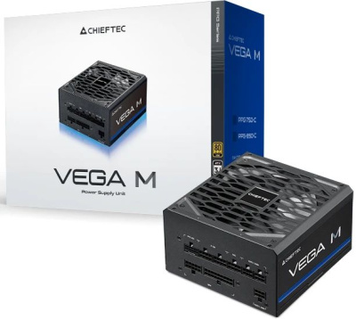 ���� ������� Chieftec Vega M PPG-850-C Gen.5, 850��, 80+ Gold, ATX, ������, retail