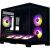 ������ XASTRA QR500M 6ARGB-FC-C6-UC Black mATX/Aquarium/ 2 Curve Glass /1x360mm+1x240mm+1x120mm ARGB PWM FM fans/ Argb+PWM HUB 6port /Type-C/ QR500M-1FA36A-1FA24A-1FC12A-C6-UC