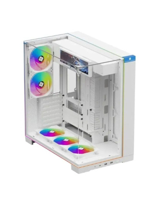 ������ Thermalright TR-A70 Vision White FAN5-C / TG / 5x120mm ARGB PWM Fans / ARGB Strip / 9.16'' LCD screen / USB TYPE-C / ATX  / TRA70VF5CW