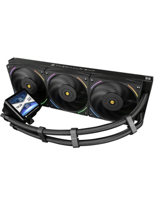 ��� Thermalright Frozen Vision 360 V2 (360mm, LED, Black, ARGB/ Fans: 3x120mm, 69CFM, 27dBA, 2150RPM/ Pump height 60mm, 23dBA, 3000RPM, Rad thickness 27mm/ S: 1700, 1200, 1851, 115X, 2011, 2066, AM5, AM4)