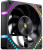 ����� ��� �������/ Case Cooler JONSBO HF2-120BR Reverse (120x120x25mm, 4-pin PWM, ARGB, 63.3CFM, 29.5dBA, 2200RPM, Black)