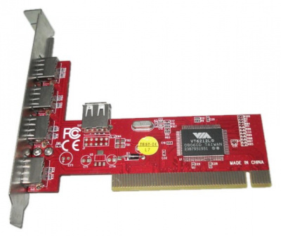 PCI VIA6212 (4+1) 5xUSB2.0 Bulk