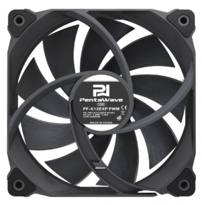 ���������� ��� ������� PentaWave PF-K12EXP PWM / 120mm 4 pin Dual NMB Ball Bearing 500-3000rpm 128CFM 43.5dBA/ Gray