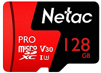 ����� ������ 128Gb MicroSD Netac P500 Extreme Pro (NT02P500PRO-128G-S), Retail version card only