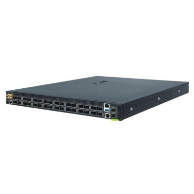 ���������� Edge-corE 9716-32D-O-AC-F Edge-corE AS9716-32D, 32-Port 400G QSFP56-DD switch, ONIE software installer, Broadcom Tomahawk3 12.8 Tbps,Intel Xeon� Processor D1518, dual AC PSUs and Fan Modules with port-to-power airflow, rack mount kit (front and