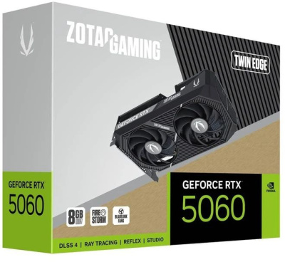 ���������� Zotac NVIDIA GeForce RTX 5060 Twin Edge 8Gb (ZT-B50600E-10M), GDDR7, Ret
