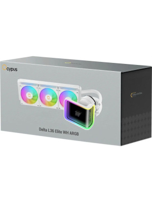��� Ocypus Delta L36 Elite WH ARGB Digital, 360mm, curved infinite mirror pump head, 3x120mm ARGB fans, LGA115X/1200/1700/18XX, AM4/AM5
