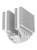 ����� PCCooler RT720 TC ARGB WH (270W, 4-pin PWM, 157.5mm, Al/Cu, 7x6mm, ARGB, 2x120mm, 73.32CFM, 34.9dBA, 2200RPM, S: 1851/1700/1200/115X, AM5/AM4, white)