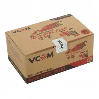 ������ Plug RJ45 8P8C ��� FTP ������ 5 ���. ��������������, (100��./��.), VCOM