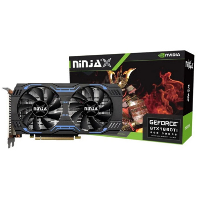 ���������� Ninja GTX1660Ti 6GB PCIE (1536SP) 192BIT GDDR6 DVI/HDMI/DP