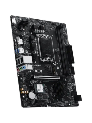 ����������� ����� MSI PRO H610M-S WIFI H610, LGA1700, 2*DDR5, 1*PCIEx16, 1*PCIEx1, 1*M.2, 4*USB3.2Gen1, 8*USB2.0, 2*SATA3.0, 1G, HDMI, M-ATX, RTL