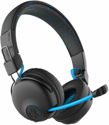 �������� � ���������� JLab Play Gaming Wireless Headset On Ear ������ ��������� BT �������� (IEUGHBPLAYRBLKBLU4)