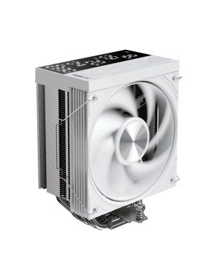 ����� 1STPLAYER FROST BITE FB12S-6 White / 6HPx6mm, single tower, 230W TDP, 1x120mm fan, 800-2300 RPM, 70.15 CFM, 34.8 dBA / FB12S-6-WH