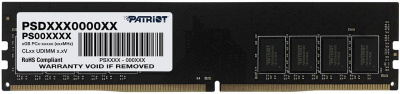  DDR4 8GB 2666MHz Patriot PSD48G26662 Signature RTL PC4-21300 CL19 DIMM 288-pin 1.2 single rank Ret