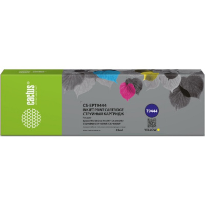�������� �������� Cactus CS-EPT9444 T9444 ������ (45��) ��� Epson WorkForce WF-C5290DW/WF-C5790DW