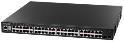 ���������� Edge-corE 48 x GE + 2 x 10G SFP+ ports + 1 x expansion slot (for dual 10G SFP+ ports) L3 Stackable Switch, w/ 1 x RJ45 console port, 1 x USB type A storage port, RPU connector, Stack up to 4 units Edge-corE ECS4620-52T