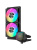 ������� ���������� ��� ���������� SAMA L50 240BK (290W, 240mm, Black, ARGB/ Fans: 2x120mm, 72.3CFM, 28dBA, 2200RPM/ Pump height 66mm, 3000RPM, Rad thickness 27mm/ S: 1851, 1700, 1200, 115X, AM5, AM4)
