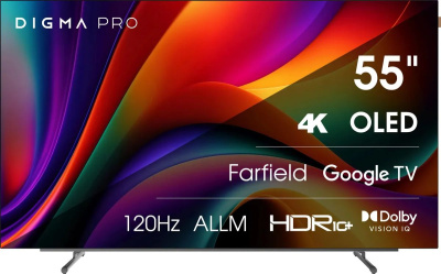 ��������� OLED Digma Pro 55" OLED 55M Google TV 