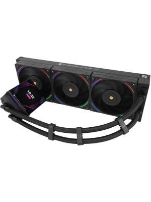 ��� Thermalright Hyper Vision 360 (360mm, LED, Black, ARGB/ Fans: 3x120mm, 69CFM, 27dBA, 2150RPM/ Pump height 68mm, 6400RPM, Rad thickness 27mm/ S: 1700, 1200, 1851, 115X, 2011, 2066, AM5, AM4)