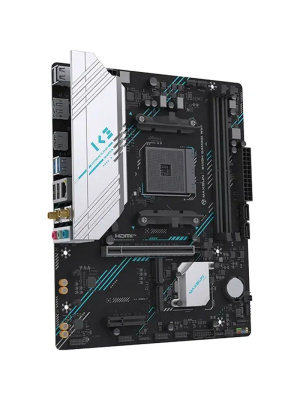 ����������� ����� MAXSUN MS-B550M GAMING WIFI, AM4, B550, 2*DDR4, 2*SATA 3.0, 2*M.2, USB 3.2, USB 2.0, 1*PCIE 16, 1*PCIE 1, HDMI+DP, mATX