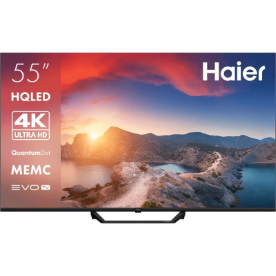 ��������� QLED Haier 55" Smart TV S2 Pro Frameless ������ 4K Ultra HD 60Hz DVB-T DVB-T2 DVB-C DVB-S DVB-S2 USB WiFi Smart TV (RUS)