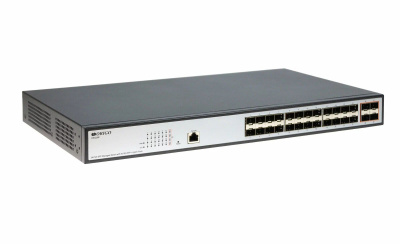 ����������/ Managed L3 Switch 24x1000Base-T PoE, 4x10GBase-X SFP+, PoE Budget 370W, RJ45 Console, 19" w/brackets