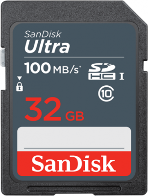 ����� ������ SDHC 32GB UHS-I SDSDUNR-032G-GN3IN SANDISK