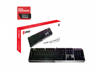  GAMING BLACK RU VIGOR GK50 LOW PROFILE RU MSI