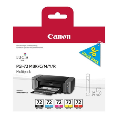 �������� ���������� CANON PGI-72MBK/C/M/Y/R Multi Pack