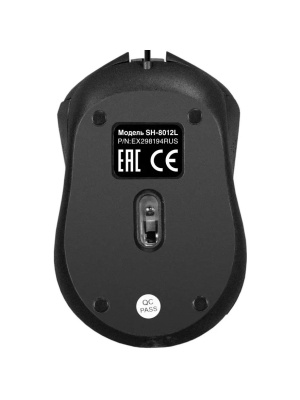 ���� ExeGate Professional Standard SH-8012L-OEM (USB, ����������, 1000dpi, 3D, 3 ������ � ������ ���������, ����� ������ 2�, ������, brown box) EX298193RUS