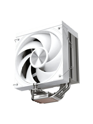 ����� 1STPLAYER FROST BITE FB12-4 White / 4HPx6mm, single tower, 210W TDP, 1x120mm fan, 800-2300 RPM, 70.15 CFM, 34.8 dBA / FB12-4-WH