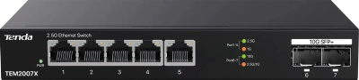 ���������� 5PORT 1000M 2SFP+ TEM2007X TENDA