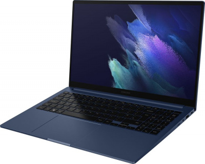  Samsung Galaxy book NP750 Core i3 1115G4 8Gb SSD256Gb Intel UHD Graphics 15.6" FHD (1920x1080) Windows 10 Home Multi Language 64 blue WiFi BT Cam