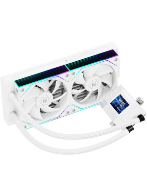 ��� Thermalright Core Matrix 240 Vision (240mm, LED, White, ARGB/ Fans: 2x120mm, 68.9CFM, 28.2dBA, 2000RPM/ Pump height 64.4mm, Rad thickness 27mm/ S: 1700, 1200, 1851, 115X, AM5, AM4)