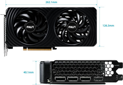 ���������� Palit NVIDIA GeForce RTX 5060 Dual 8Gb GDDR7, OC, Ret (NE75060S19P1-GB2063D)
