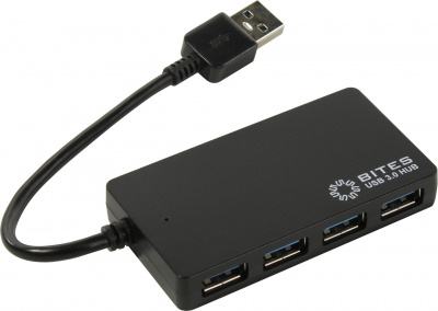  5bites HB34-312BK 4USB3.0 / USB PLUG / BLACK