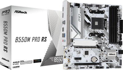 ����������� ����� ASRock B550M Pro RS, Socket AM4, AMD B550, mATX, Ret