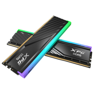 Память 32GB DDR5 6000 DIMM XPG Lancer Blade RGB AX5U6000C3016G-DTLABRBK kit 2*16, 1.35V, CL30-40-40