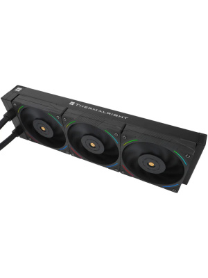 ��� Thermalright Hyper Vision 360 (360mm, LED, Black, ARGB/ Fans: 3x120mm, 69CFM, 27dBA, 2150RPM/ Pump height 68mm, 6400RPM, Rad thickness 27mm/ S: 1700, 1200, 1851, 115X, 2011, 2066, AM5, AM4)