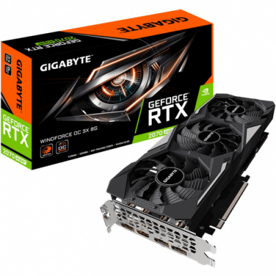  GIGABYTE GeForce RTX 2070 SUPER 8192Mb WINDFORCE OC 3X (GV-N207SWF3OC-8GD)